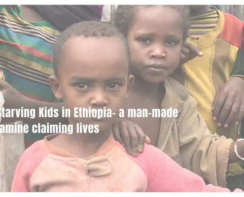 Starving kid in ethiopia